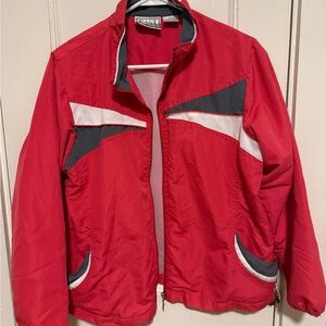 Retro Pink and Gray Jacket/Windbreaker